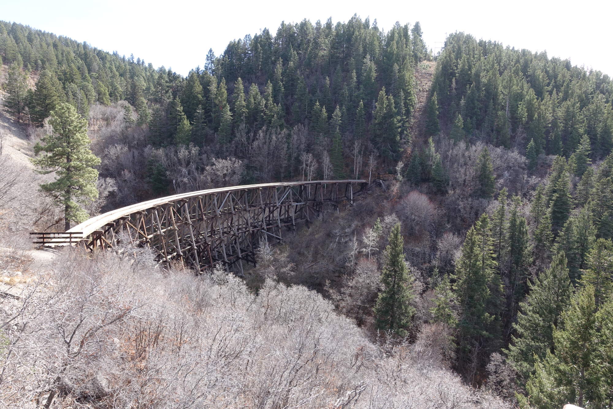 Original railroad in Cloudcroft